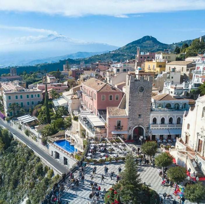 Taormina Castle And Sea View 아파트 외부 사진